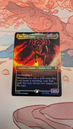 x1 Fire Lord Azula (0334) - Foil - Borderless R MTG Avatar: The Last Airbender M - Image 1