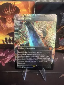 Buster Sword (Borderless) Final Fantasy Foil NM - Image 1
