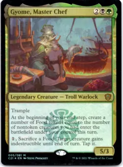 Gyome, Master Chef - FOIL - Commander 2021 - 5 NM - Image 1
