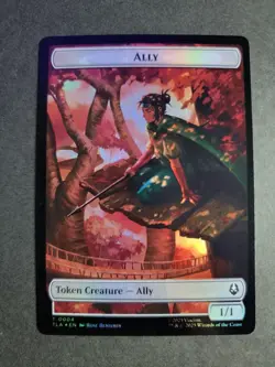 Ally 0004 / Clue 0015 (Foil) Token MTG Avatar - Image 1