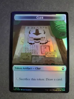 Ally 0004 / Clue 0015 (Foil) Token MTG Avatar - Image 2