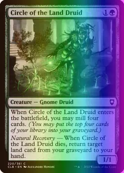 Circle of the Land Druid (220/1080) CLB LP FOIL - Image 1
