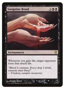 MTG - 1 x Sanguine Bond - Rare Enchantment - Commander 2013 (C13) - LP - Image 1