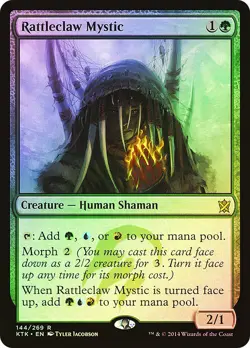 MTG FOIL Rattleclaw Mystic - Khans of Tarkir #144 - Image 1