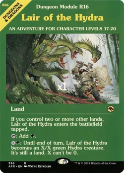 MTG Dungeon Module Adventures in the Forgotten Realms AFR Lair of the Hydra MINT - Image 1
