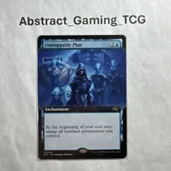 MTG - Unstoppable Plan (DFT #382) (Extended Art) Aetherdrift Regular - NM/M - Image 1