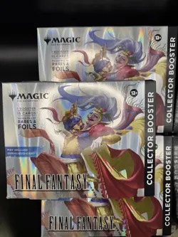 NEW Magic: The Gathering - Final Fantasy Collector Omega Booster Pack - LOT OF 3 - Image 1
