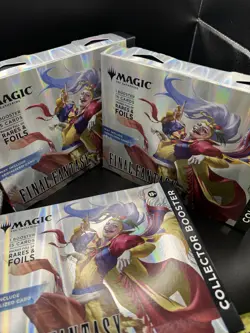 NEW Magic: The Gathering - Final Fantasy Collector Omega Booster Pack - LOT OF 3 - Image 2
