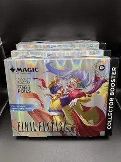 NEW Magic: The Gathering - Final Fantasy Collector Omega Booster Pack - LOT OF 3 - Image 3