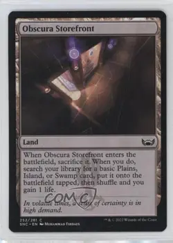 Obscura Storefront Magic: Streets of New Capenna SNC #252 - Image 1