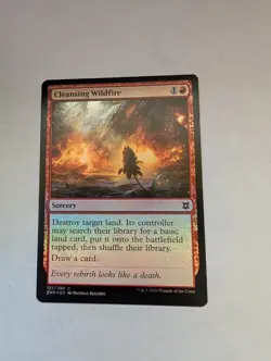 Cleansing Wildfire Zendikar Rising Foil MTG - Image 1