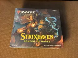 MTG Magic Strixhaven Bundle (10 Packs + More) DAMAGED Box Still Factory SEALED 630509959129 - Image 3