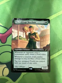 The Cabbage Merchant (Extended Art) Rare MTG Avatar Eternal - Image 1