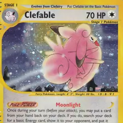 [GD] CLEFABLE Pokemon HOLO RARE Expedition Set E-tag serie 7/165 English GOOD - Image 3