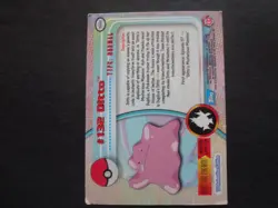 2000 Topps Pokemon Series 3 Silver Foil #132 Ditto TV Animation Blue Logo ** - Image 2