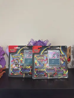 Phantasmal Flames 3 Pack Blister Sneasel Promo ! In Hand! Pokemon TCG - Image 1
