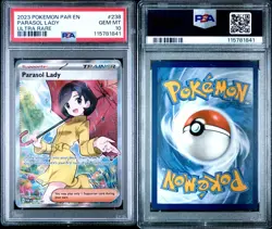 2023 Pokemon Paradox Rift 238 Parasol Lady Ultra Rare PSA 10 - Image 3