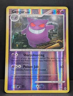 Gengar 17/99 Arceus Reverse Holo Ultra Rare Pokemon TCG Nintendo LP - Image 3