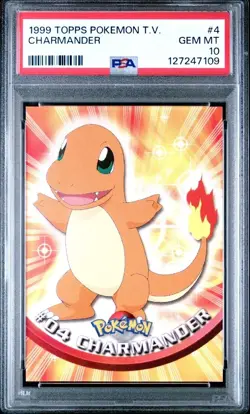 1999 Topps Pokemon TV Charmander PSA 10 - Image 1