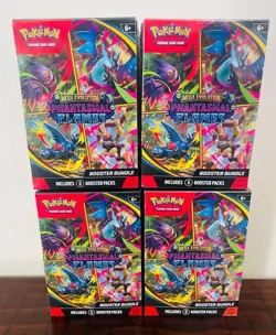 Pokemon TCG Phantasmal Flames Booster Bundle Box Lot of 4 IN HAND SHIPS TODAY - Image 1