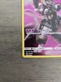 2019 Pokemon Sun & Moon Promo Black Star Armored MewTwo #SM228 - Image 5