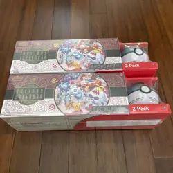Pokemon TCG Costco 2025 Holiday Advent Calendar Moon Ball Bundle Lot of 2 SEALED - Image 1