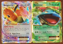 💥Pokemon XY Evolutions - Dragonite EX 72/108 + Venusaur Ex 1/108 ULTRA RARE - Image 1