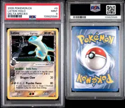 PSA 9 Delta Species #9 Latios Holo 2005 Pokemon - New Cert - Image 3