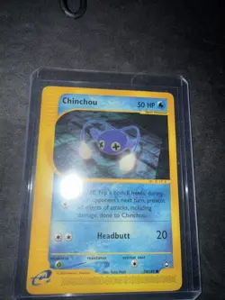 Chinchou 70/147 Pokemon Aquapolis Unlimited 2002 Non-Holo NM box-S6 - Image 1