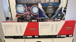 Pokemon Prismatic Evolutions Costco 8 Mini-Tin Bundle & Hoopa V & Pikachu V - Image 4