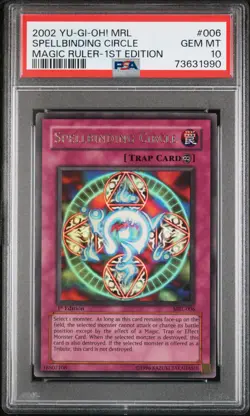 Yu-Gi-Oh! Spellbinding Circle MRL-006 1st Edition PSA 10 Gem Mint-Ultra Rare - Image 1