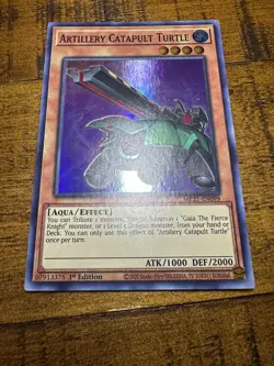 Artillery Catapult Turtle MP21-EN099 1st Edition Super Rare PL + BONUS - Image 1