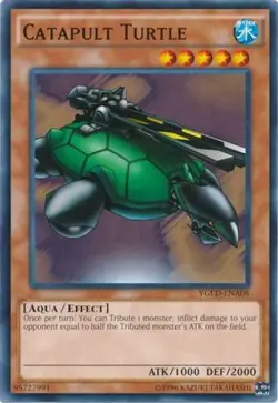 Catapult Turtle - YGLD-ENA08 - Common - Unlimited Edition - Damaged - Image 1