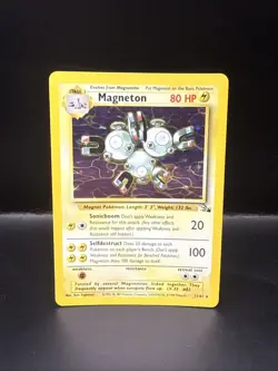 Pokemon Magneton 11/62 Fossil Holo Rare Pokemon Card - Image 3