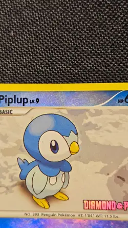 Pokemon Card Piplup LV.9 93/130 Reverse Holo Stamped Diamond & Pearl Hp - Image 3
