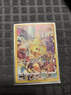 Pokemon Pikachu TCG Full Art Secret Rare Holo Card 160/159 Crown Zenith - Image 2