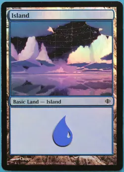 Island (236) FOIL Shards of Alara PLD Basic Land MTG CARD (ID# 211063) ABUGames - Image 1