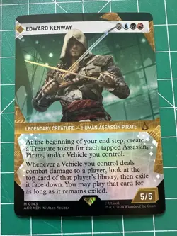 Edward Kenway (Showcase) Universes Beyond: Assassin's Creed Foil MTG Magic Card - Image 1