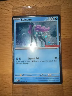 Suicune GameStop Stamped Promo Card 026/094 (New & Factory Sealed) - Image 2
