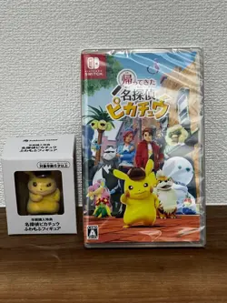 PSL Detective Pikachu Promo 098 SV-P Pokemon Card & Figure & Game Set - Image 4
