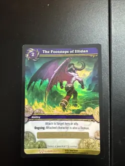 World of Warcraft Loot Card Footsteps of Illidan Unscratched Wow TCG - Image 1