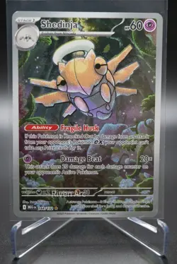 Shedinja 144/132 SV8.5 Temporal Forces Illustration Rare Holo Pokemon Card NM - Image 1