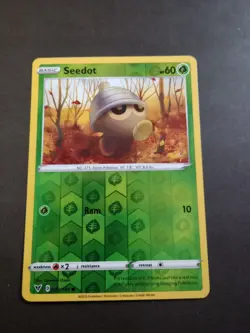 Pokemon Vivid Voltage Seedot Reverse Holo Common Card 010/185 NM - Image 1