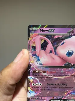Pokemon Mew EX TCG Scarlet & Violet Card 151/165 English Edition Holo Ultra Rare - Image 3