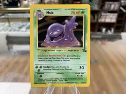 Muk 13/62 Holographic Rare Pokemon Card Fossil Set Free Shipping! - Image 1