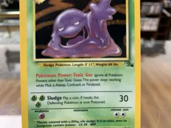 Muk 13/62 Holographic Rare Pokemon Card Fossil Set Free Shipping! - Image 3