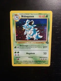 German Deutsch - Nidoqueen Jungle Dschungel - Pokemon Karte Card - Holo 7/64 - Image 1