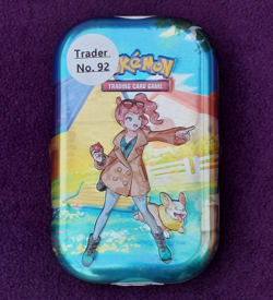 Pokemon Trading Card Game TCG Sonia & Yamper Metal Mini Tin - Image 1