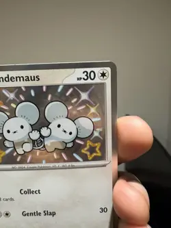 Tandemaus 209/091 Paldean Fates Pokemon Card - Holo Shiny Rare (Near Mint) - Image 5