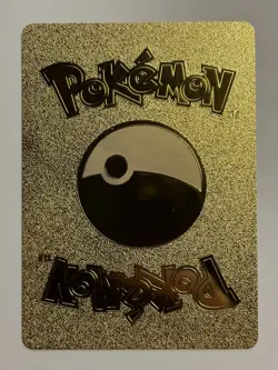 Rare Pikachu Mega Lucario Cosplay | High Quality Pokemon Gold Foil Fan Art Card - Image 2